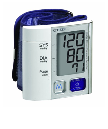 máy đo huyết áp điện tử cổ tay Citizen CH-657