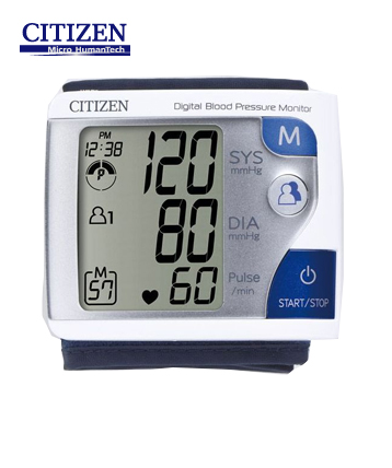 Máy đo huyết áp điện tử cổ tay Citizen CH-608